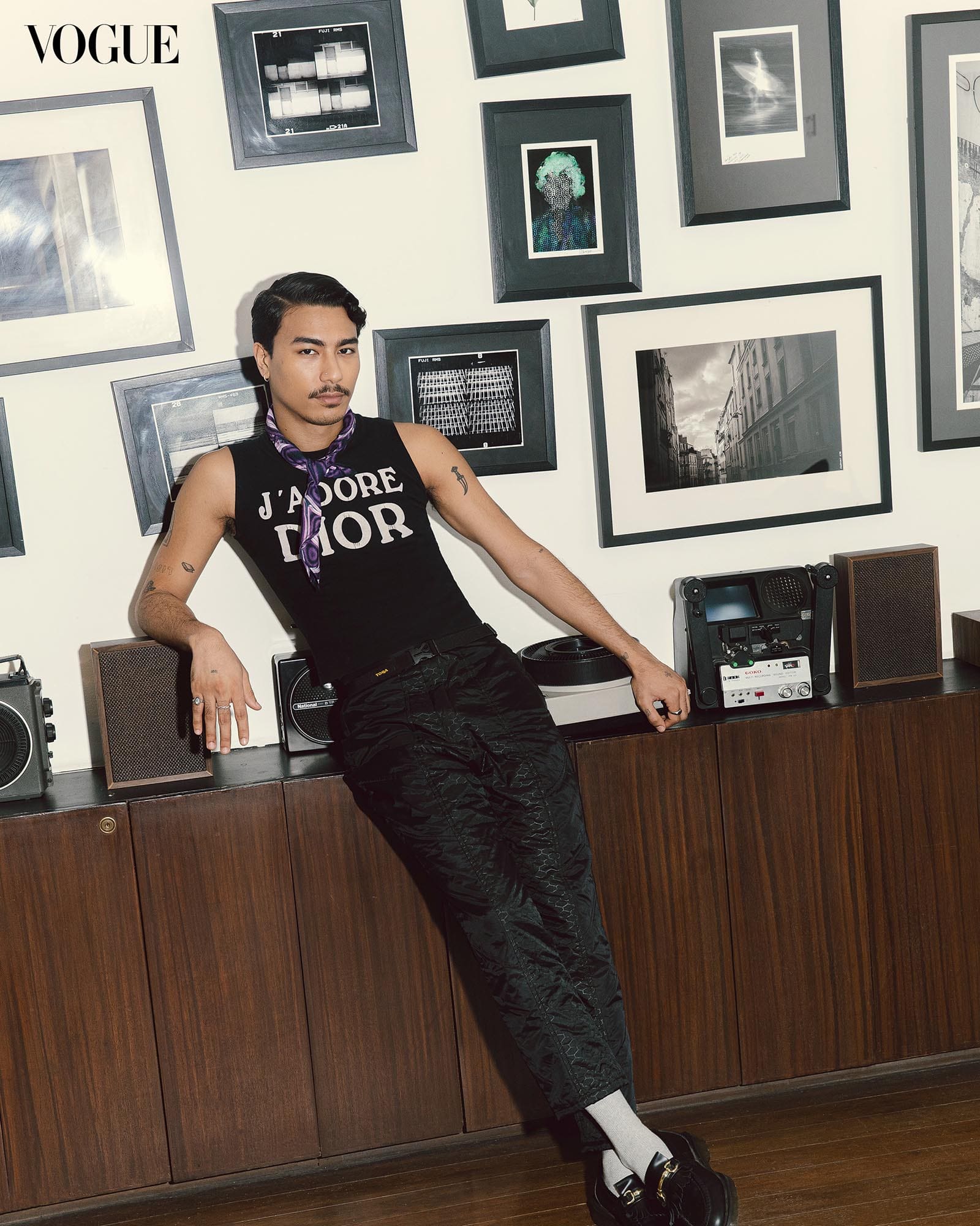 Jason Dhakal closet Vogue Philippines Dior tank top y2k