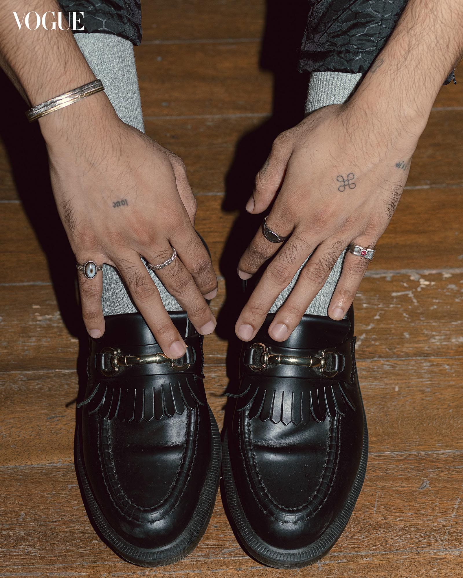 Jason Dhakal tattoos Vogue Philippines