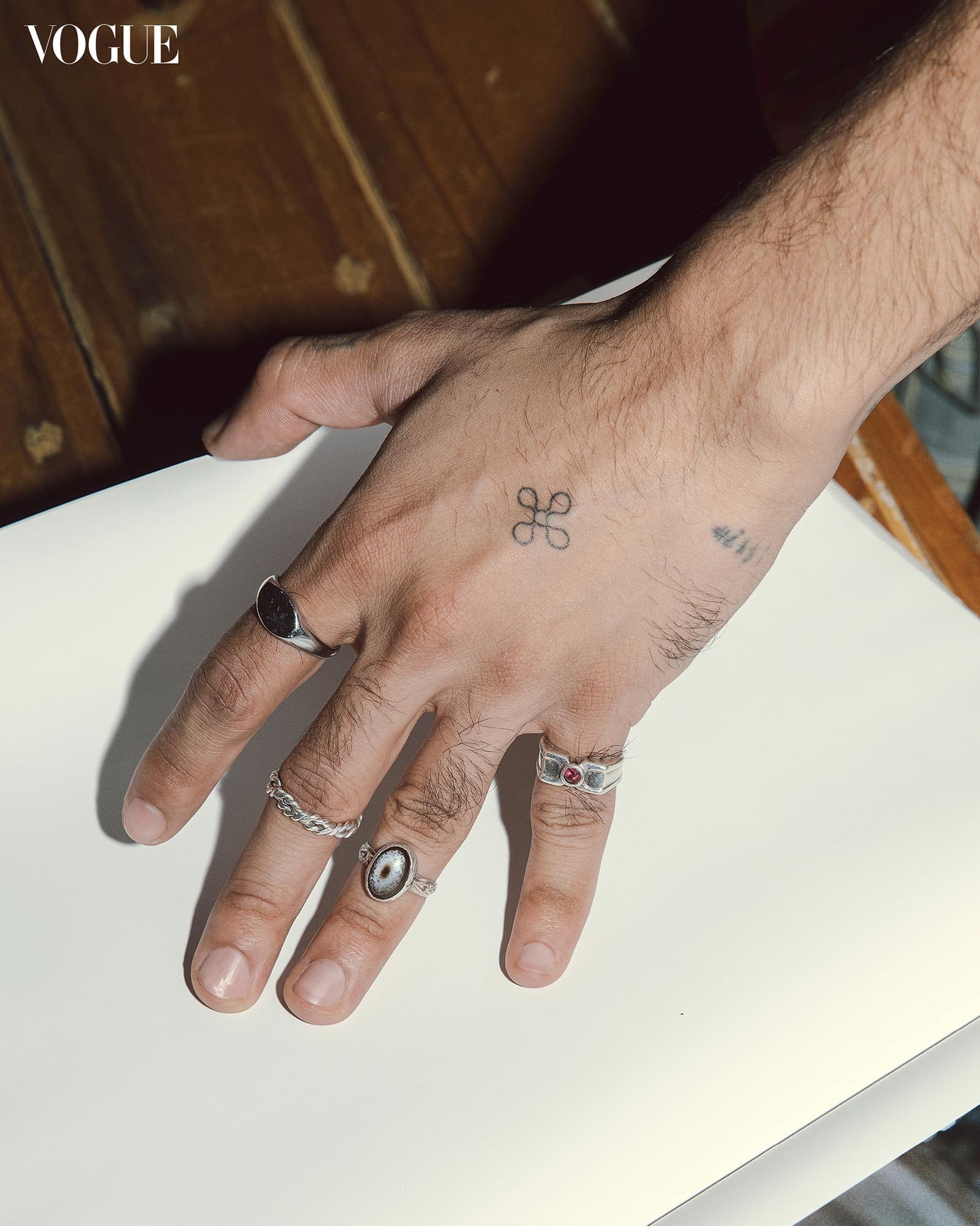 Jason Dhakal tattoos Vogue Philippines