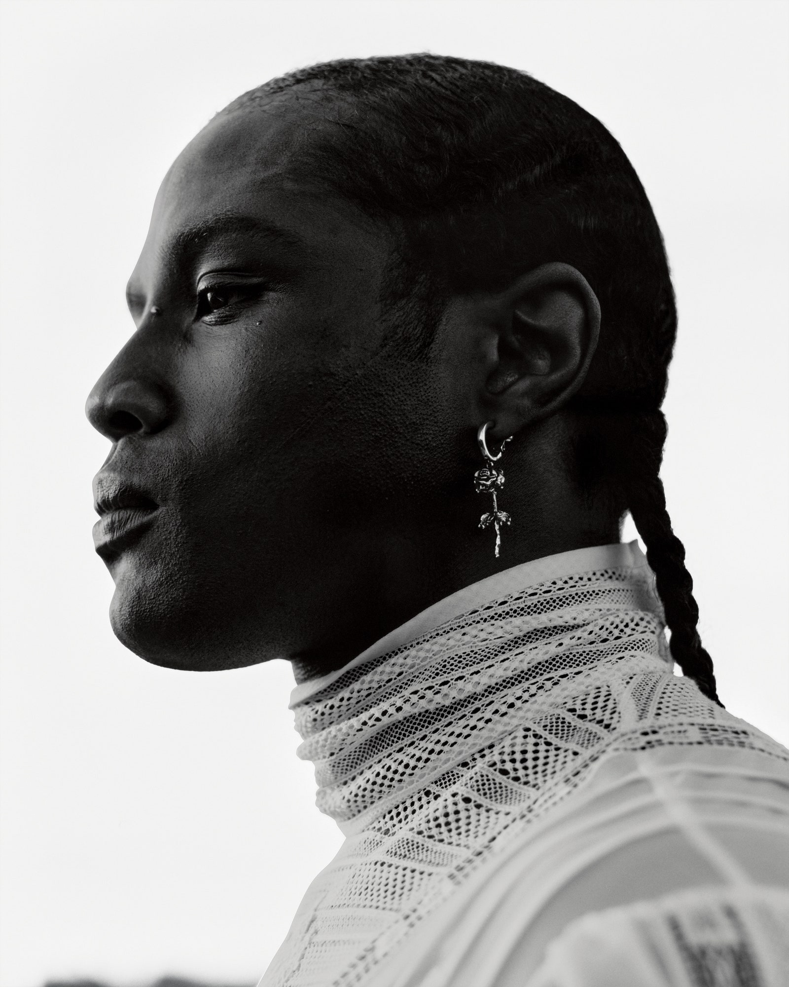 Sinclair wears Alexander McQueen by Sean McGirr