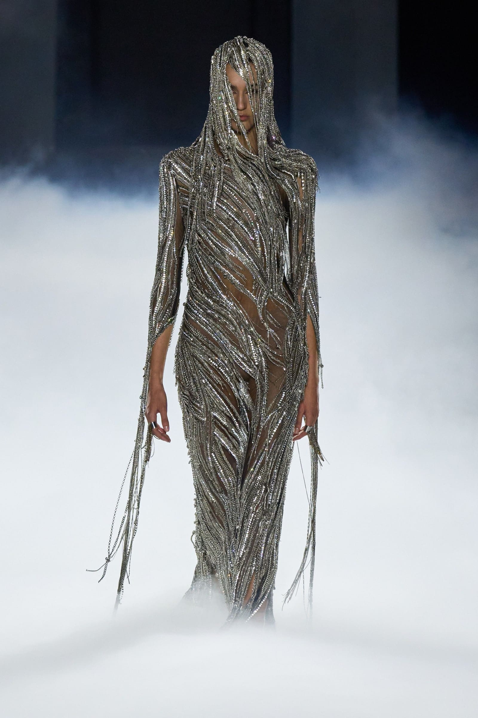 The Final Look from Sean McGirr's Alexander McQueen SS25 Collection.