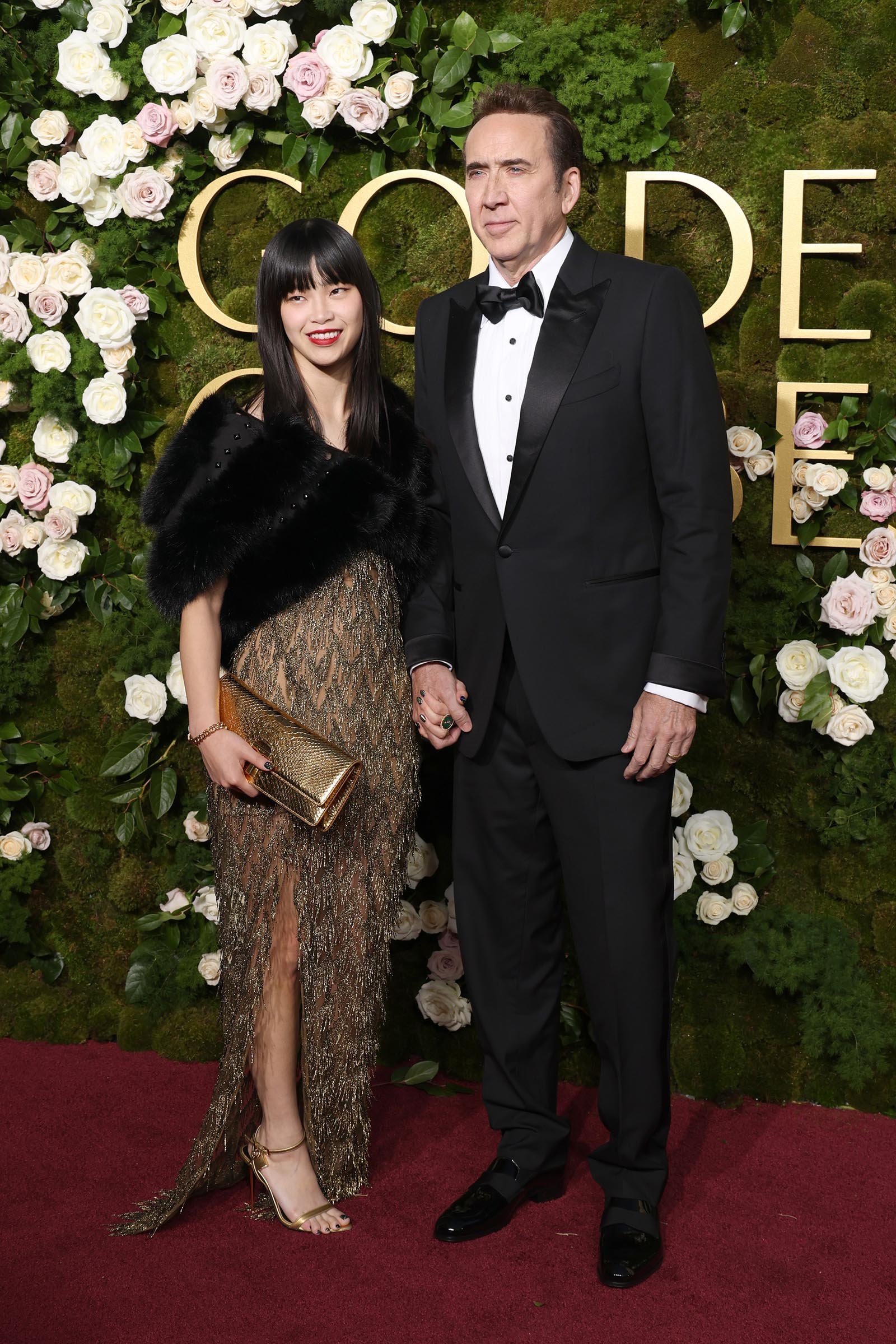 Riko Shibita and Nicholas Cage