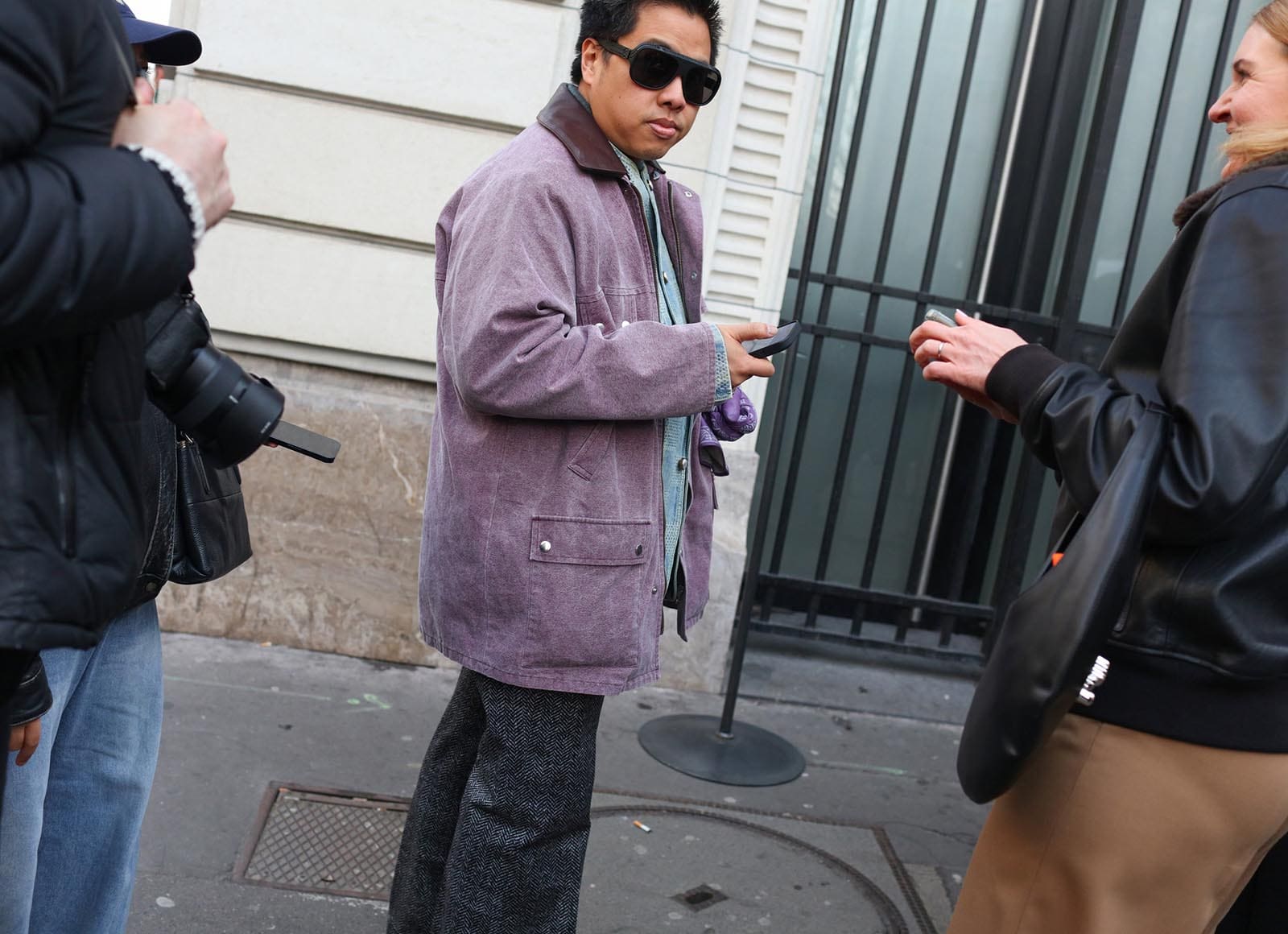 Street Style by Phil Oh at Paris Mens Fashion Week FW25