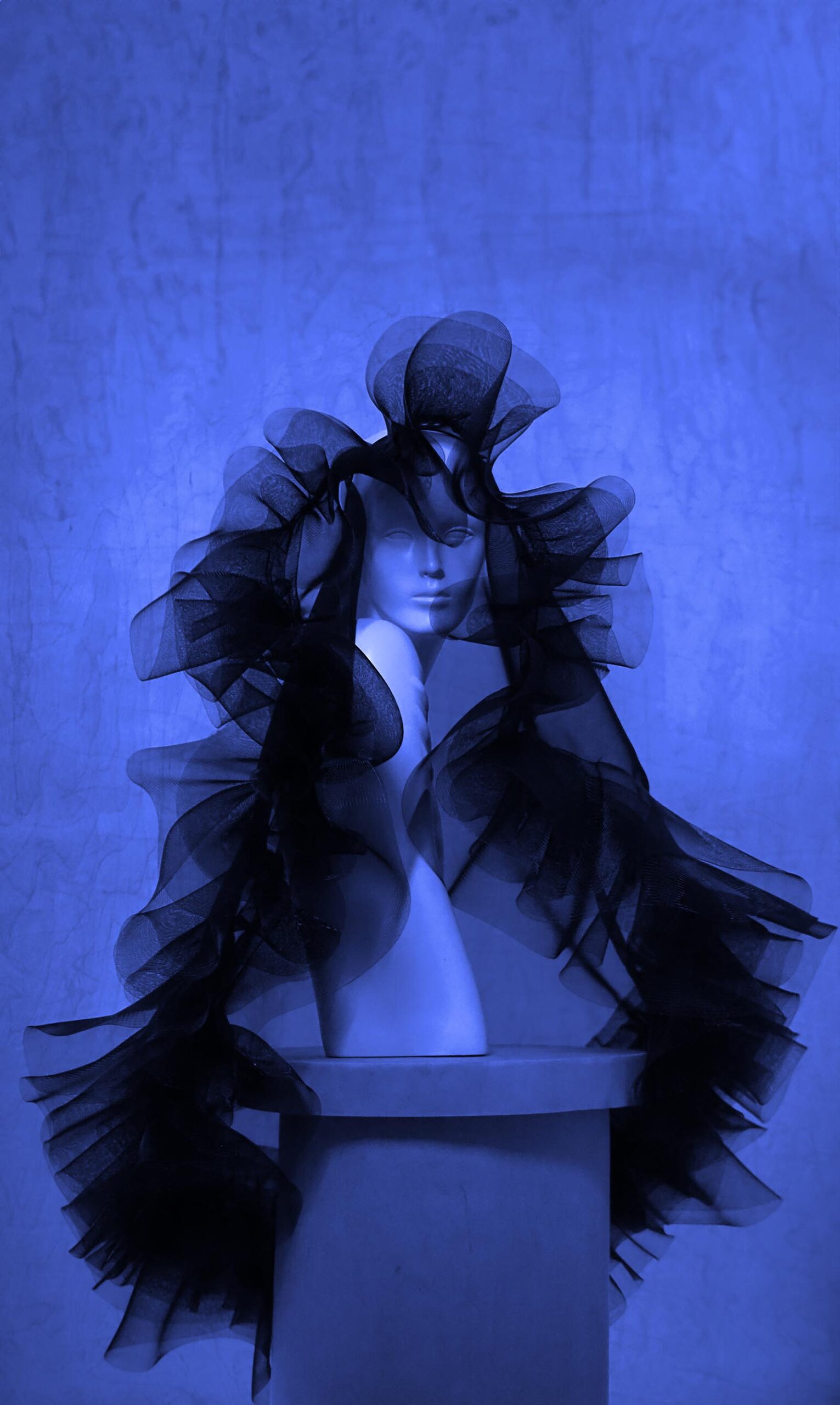 Pacifica Maxi Mantilla with Nylon Ripples