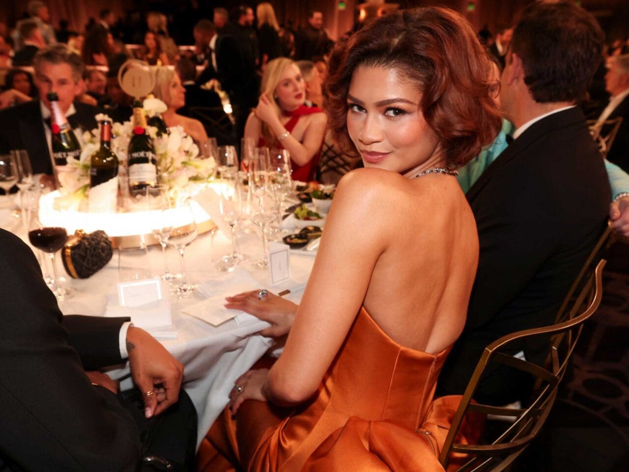 Zendaya at Golden Globes 2025