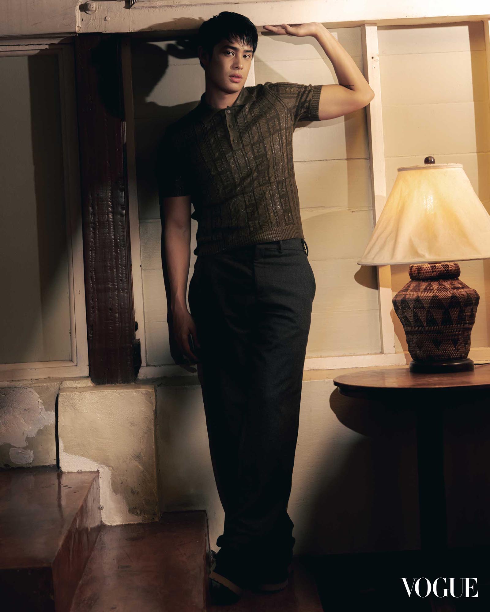 Donny Pangilinan wearing Fendi for Vogue Philippines