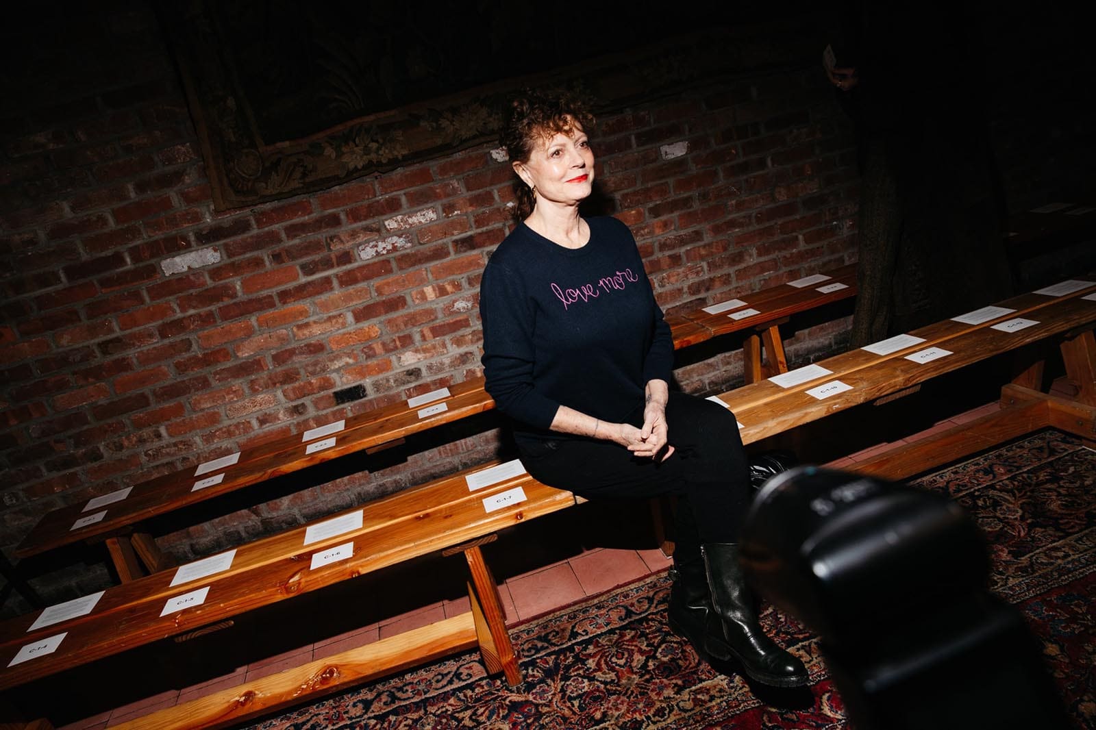 Susan Sarandon at Lingua Franca