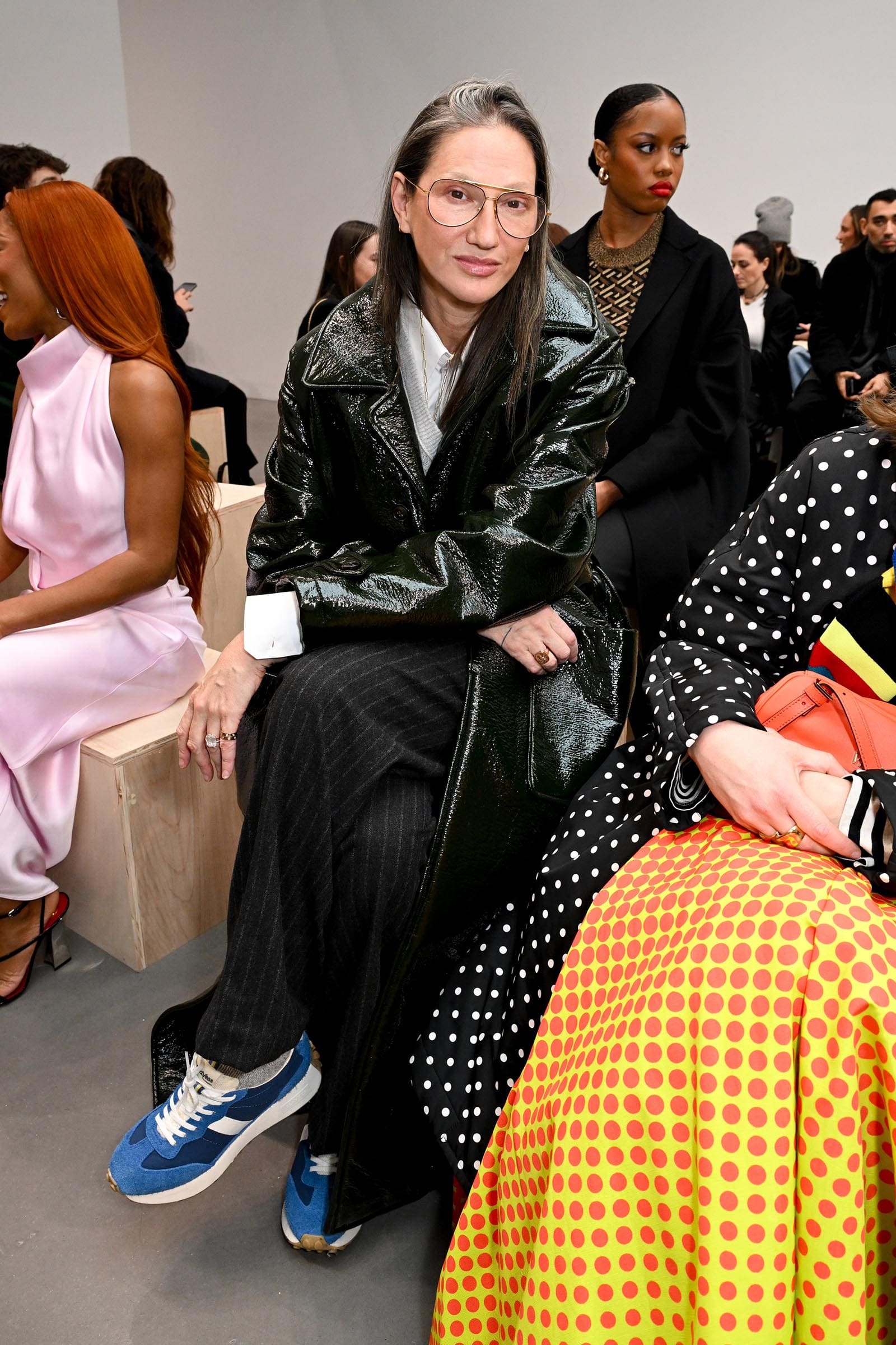 Jenna Lyons at Brandon Maxwell for New York Fashion Week