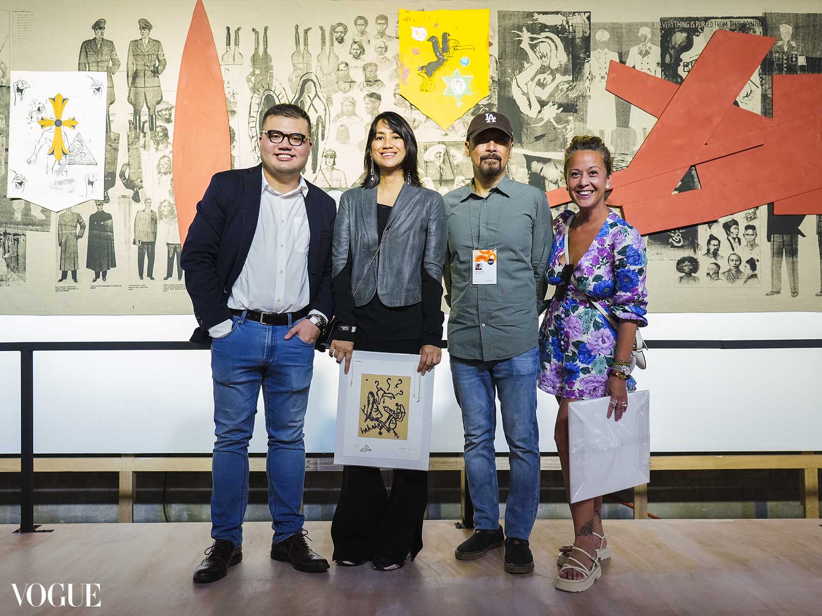 Matthew Lopez, Audrey Carpio, Manuel Ocampo, and Tanya Schulze