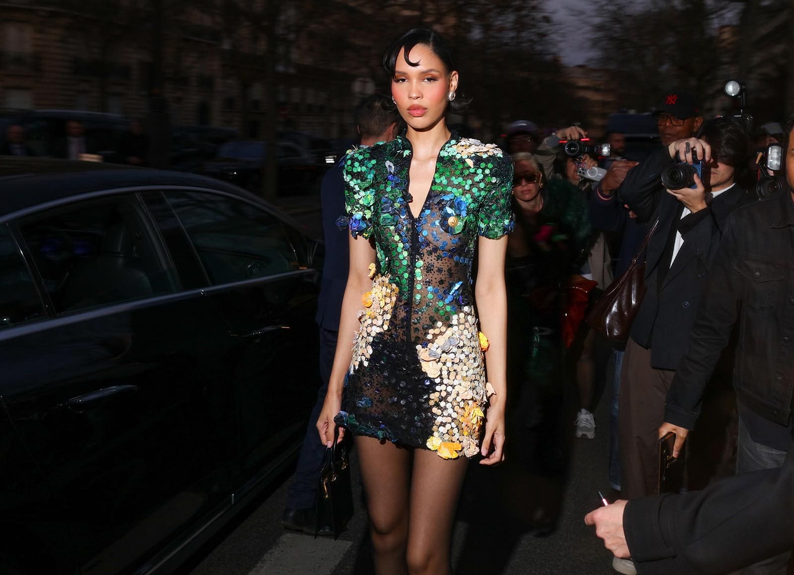 Paris Fashion Week Street Style Fall 2025 Nara Smith