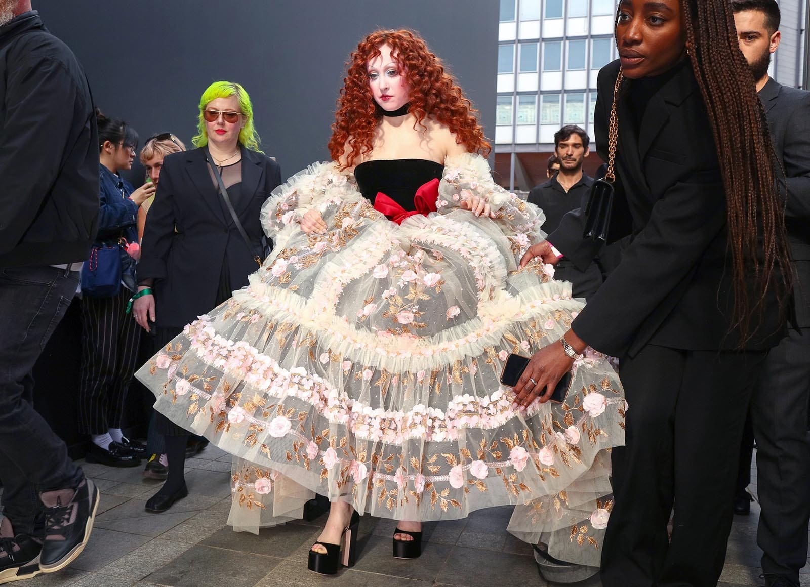 Paris Fashion Week Street Style Fall 2025 Chappell Roan