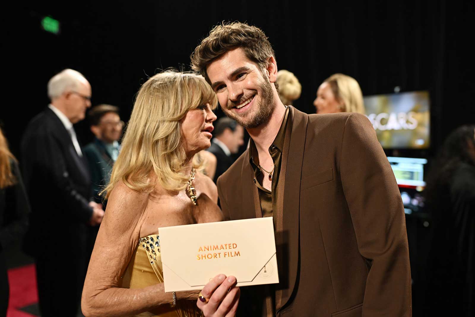 Goldie Hawn and Andrew Garfield