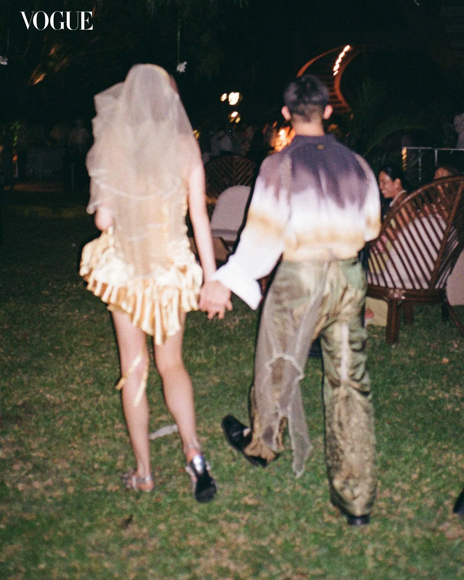 Siobhan Moylan and Christian Tantoco wearing TOQA