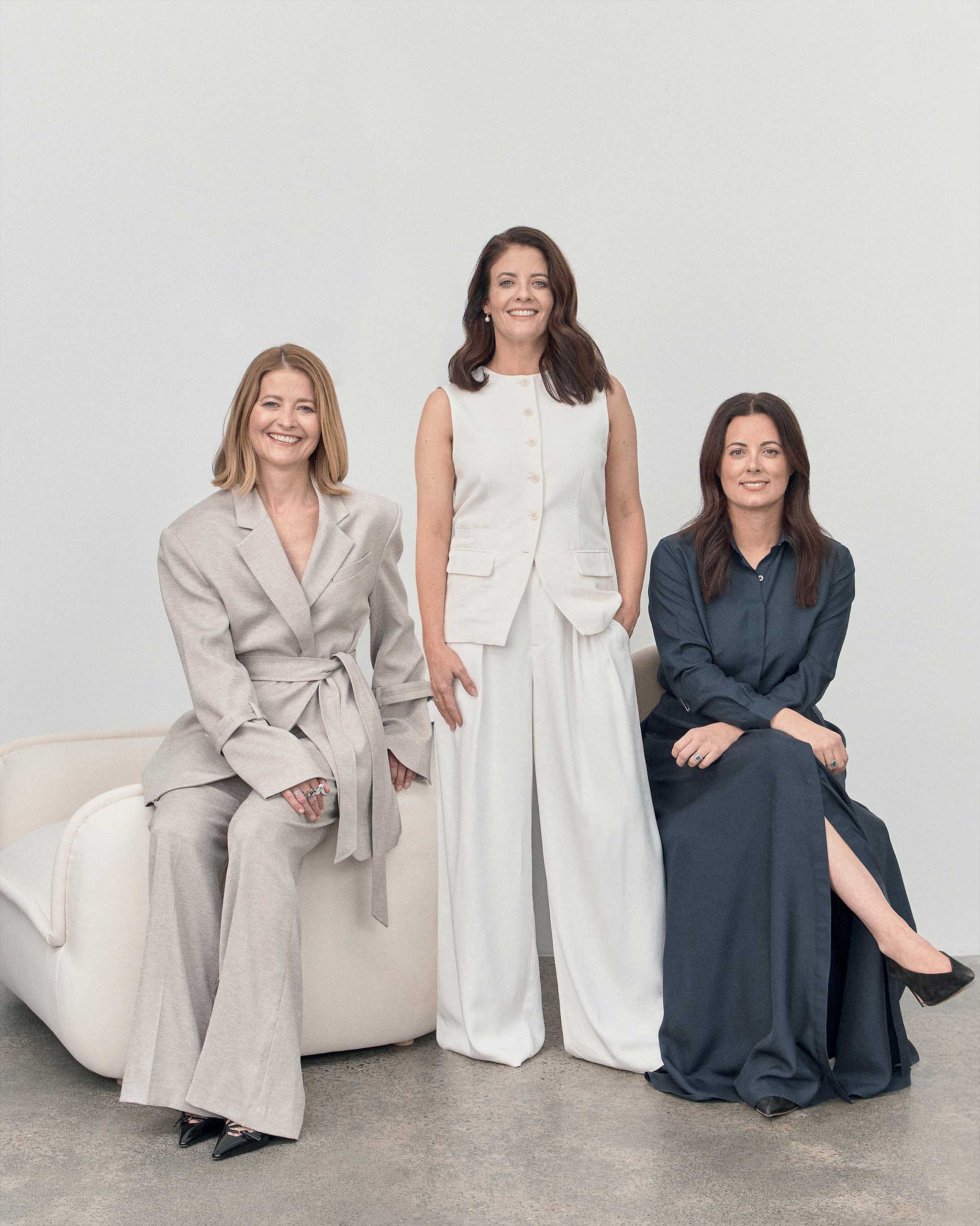 the volte co-founders Kellie Hush, Bernadette Olivier, and Dr. Genevieve Hohnen