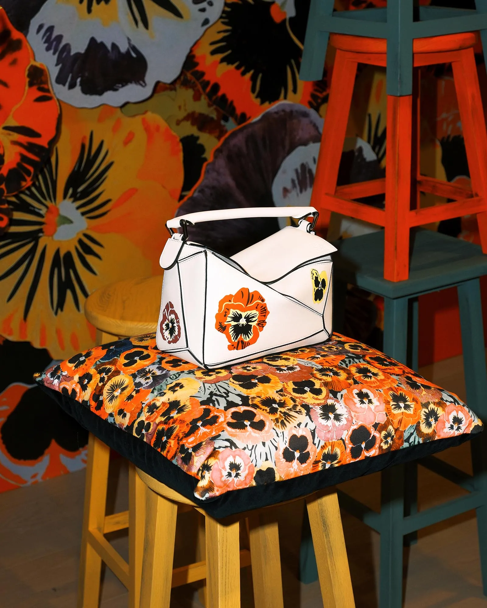 Loewe Puzzle 10 Exhibition at Sotheby's Maison in Landmark Chater Hong Kong