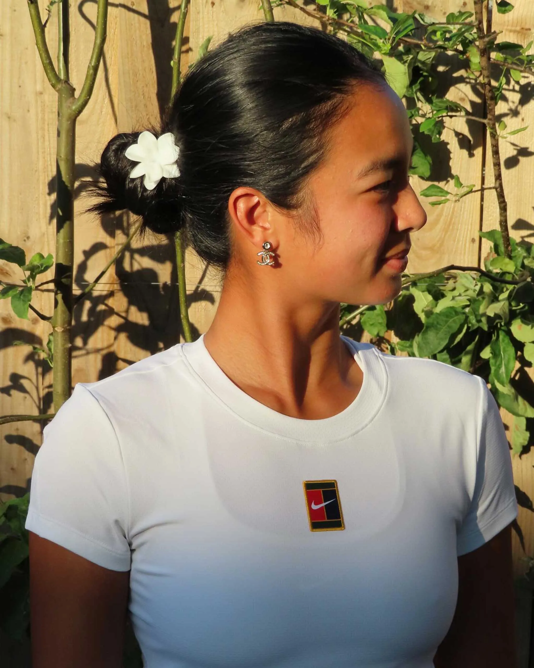 Alex Eala Nike Wimbledon Sampaguita Hair Tie