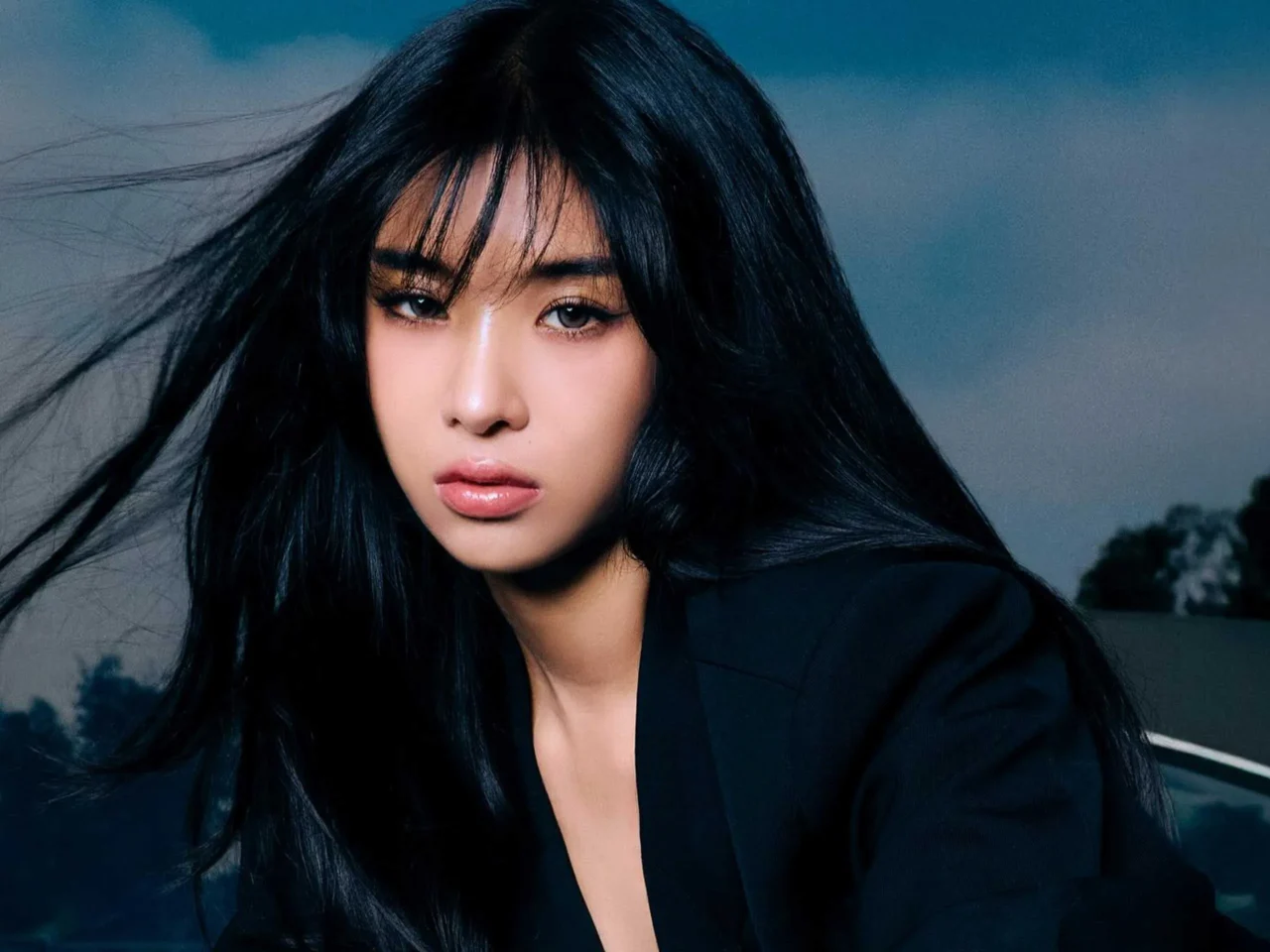 sophia laforteza glossy lip trend katseye