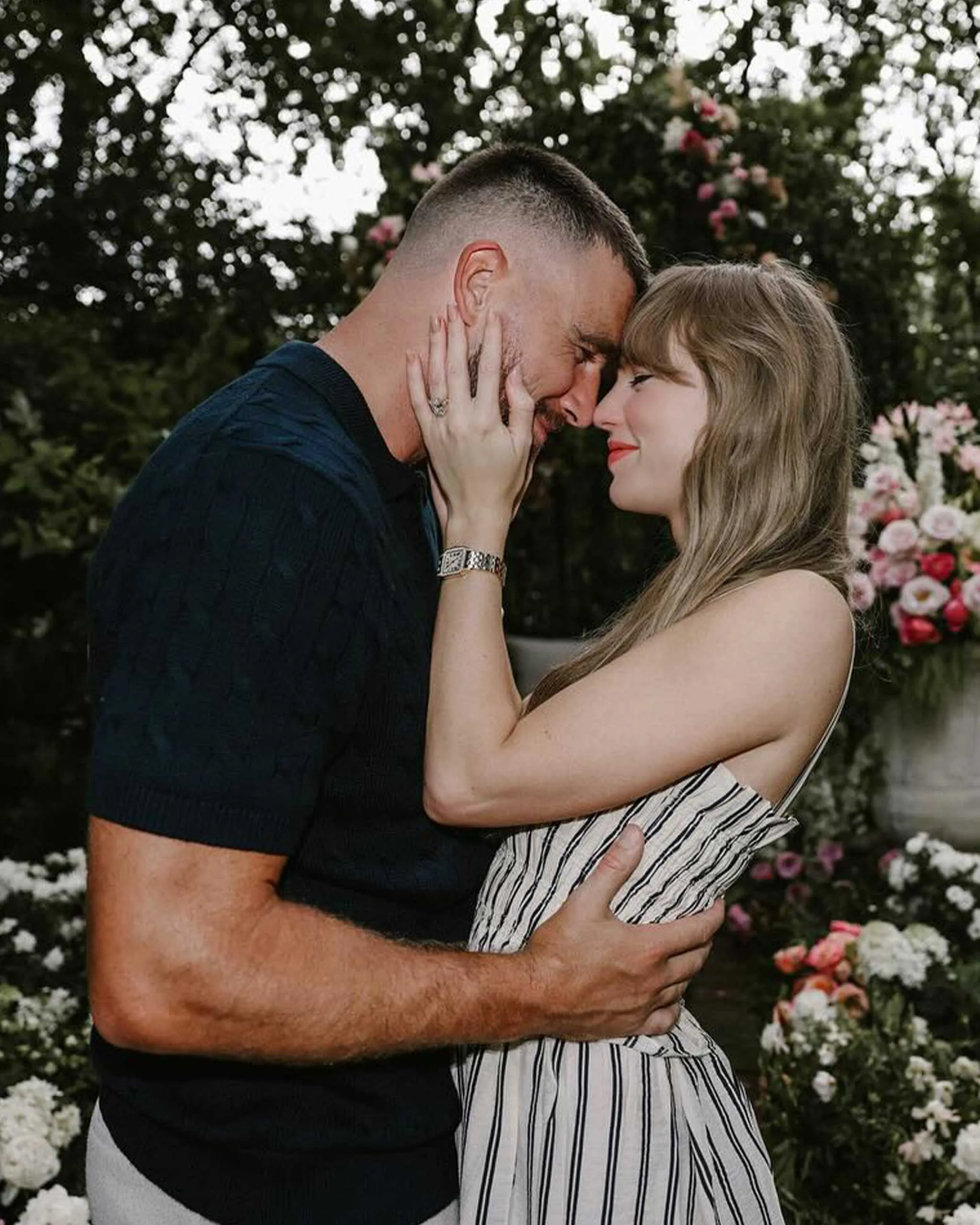 taylor swift and travis kelce engaged