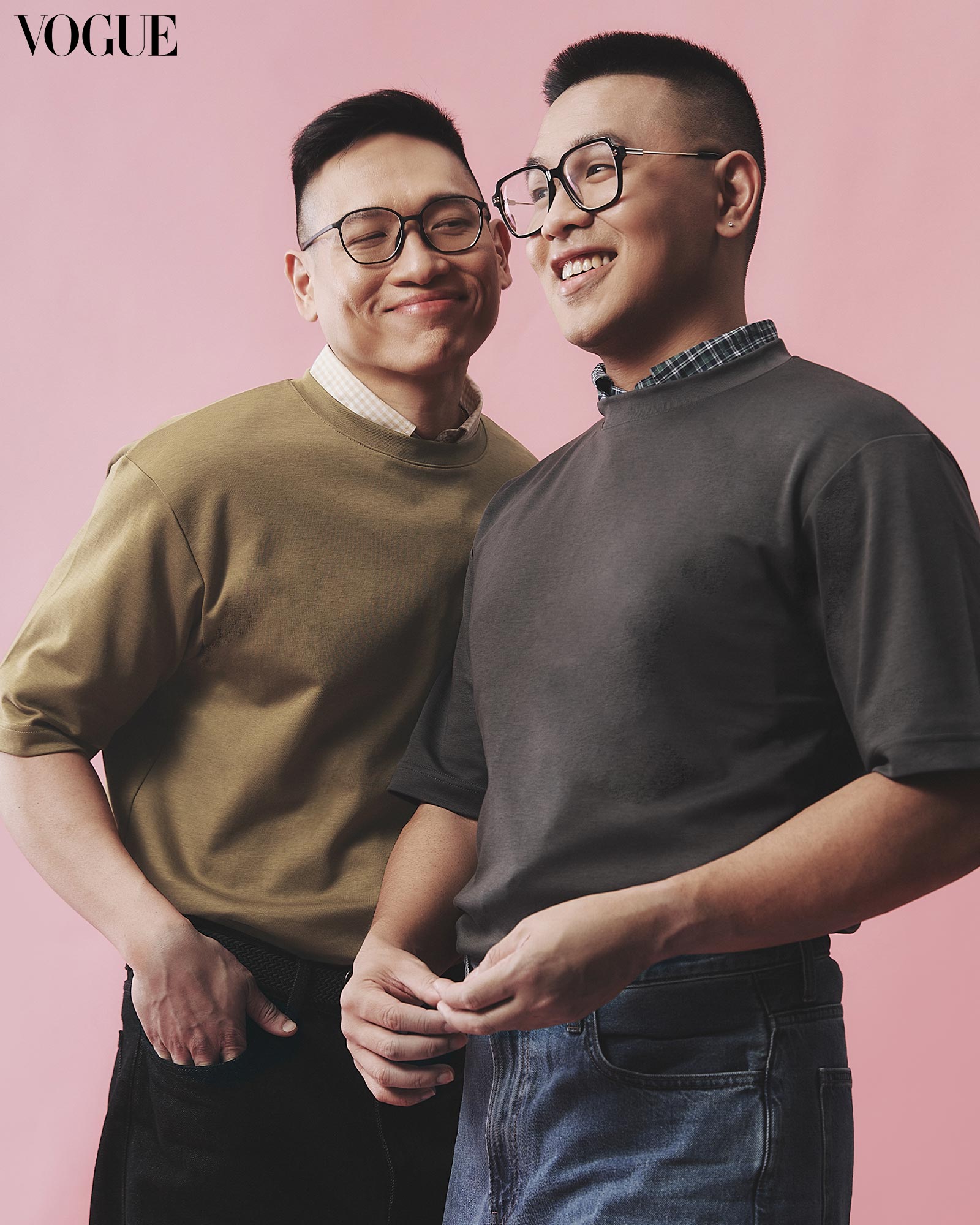 Jammu Francisco and Baus Rufo in Uniqlo