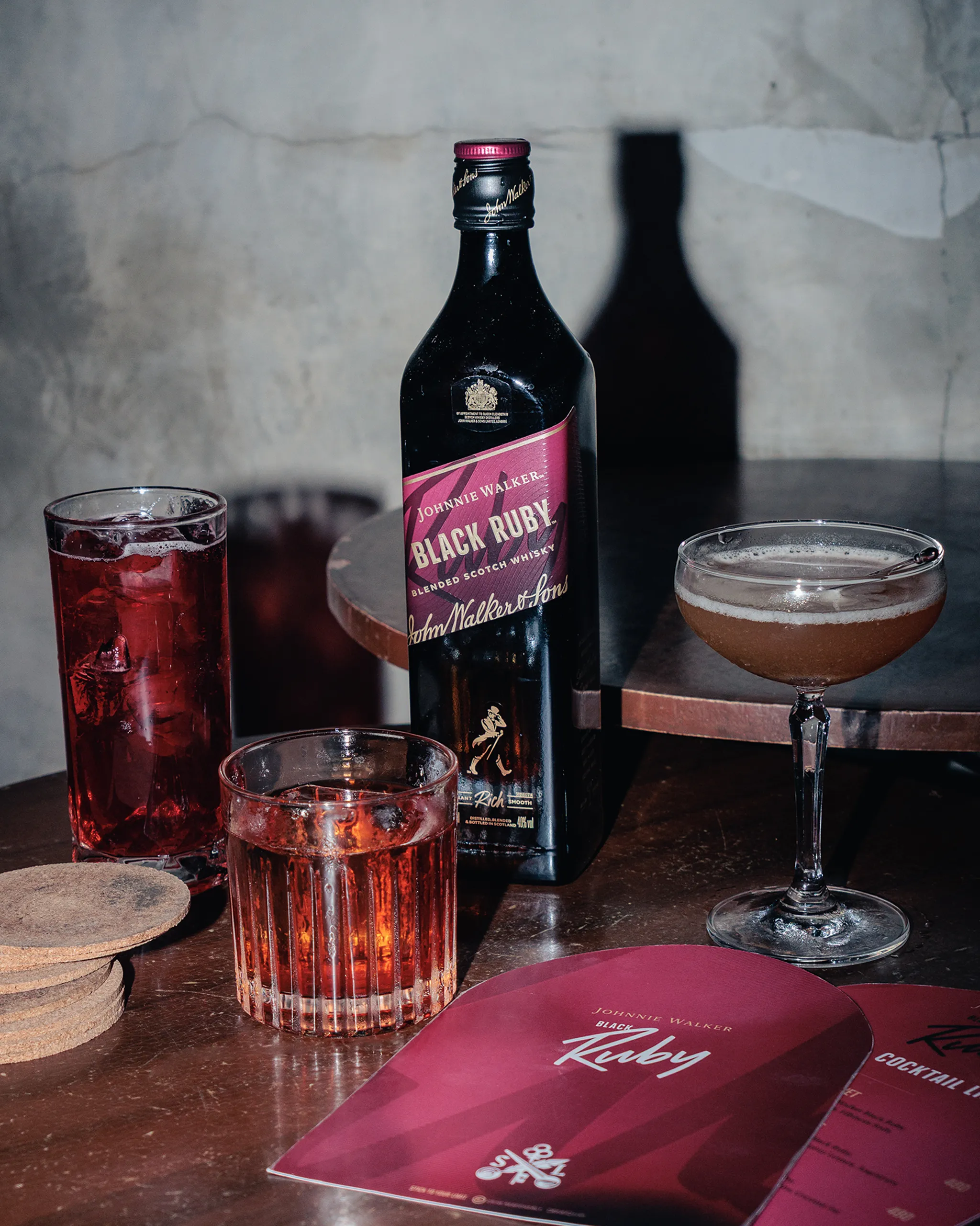 Johnnie Walker Black Ruby served at The Spirits Library
